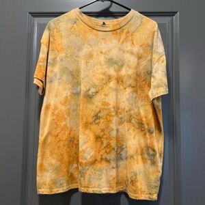 Oversized tie-dye tee boxy fit womens Size M